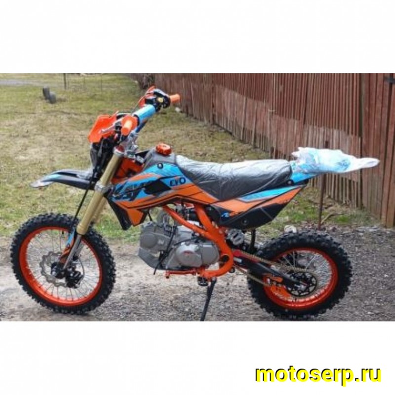 Купить  Питбайк KAYO Evolution K125EM 17/14 KRZ (механ. сцепл., эл. стартер) (шт) (SM  купить с доставкой по Москве и России, цена, технические характеристики, комплектация фото  - motoserp.ru