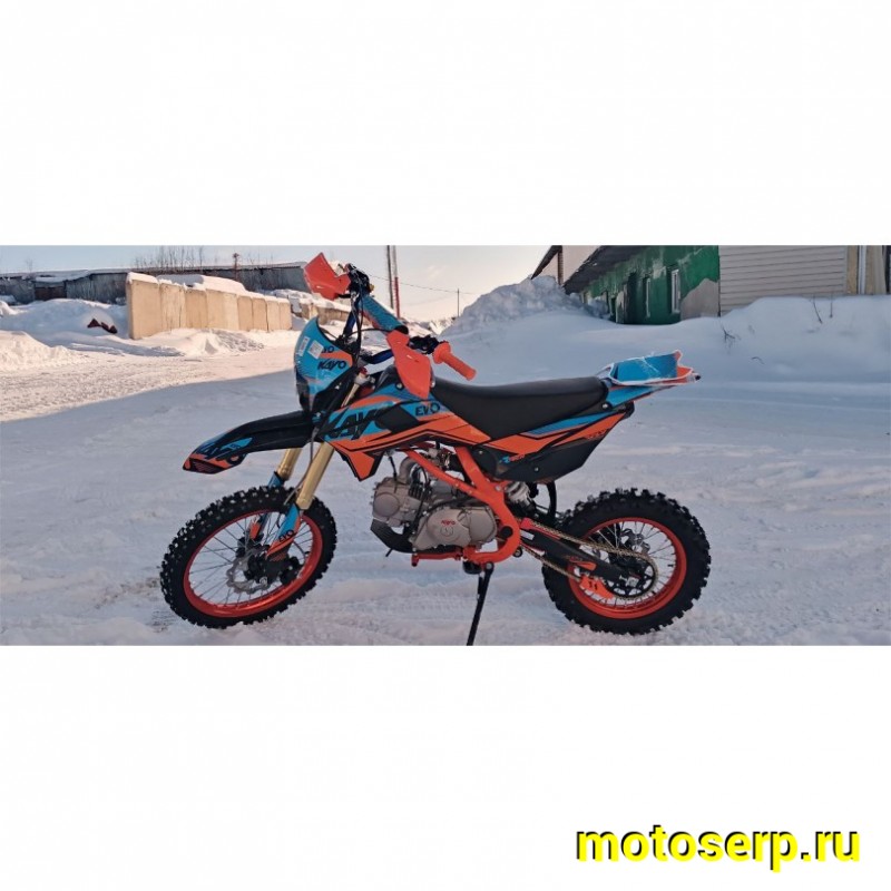 Купить  Питбайк KAYO Evolution K125EM 17/14 KRZ (механ. сцепл., эл. стартер) (шт) (SM  купить с доставкой по Москве и России, цена, технические характеристики, комплектация фото  - motoserp.ru