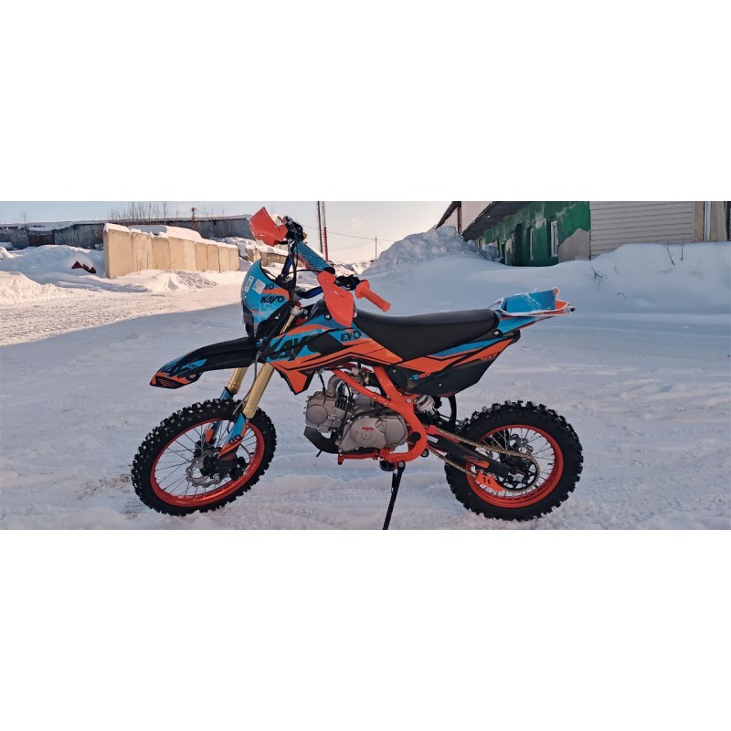 Купить  Питбайк KAYO Evolution K125EM 17/14 KRZ (механ. сцепл., эл. стартер) (шт) (SM  купить с доставкой по Москве и России, цена, технические характеристики, комплектация фото  - motoserp.ru