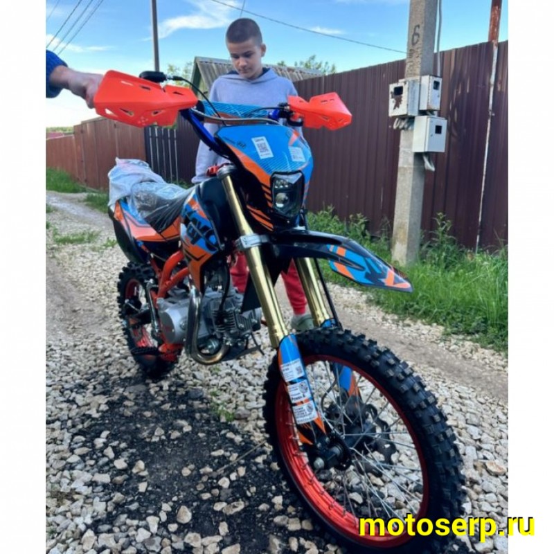 Купить  Питбайк KAYO Evolution K125EM 17/14 KRZ (механ. сцепл., эл. стартер) (шт) (SM  купить с доставкой по Москве и России, цена, технические характеристики, комплектация фото  - motoserp.ru