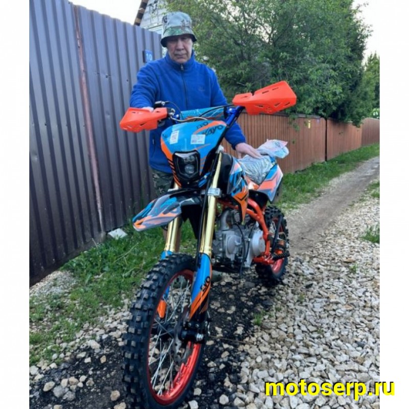 Купить  Питбайк KAYO Evolution K125EM 17/14 KRZ (механ. сцепл., эл. стартер) (шт) (SM  купить с доставкой по Москве и России, цена, технические характеристики, комплектация фото  - motoserp.ru