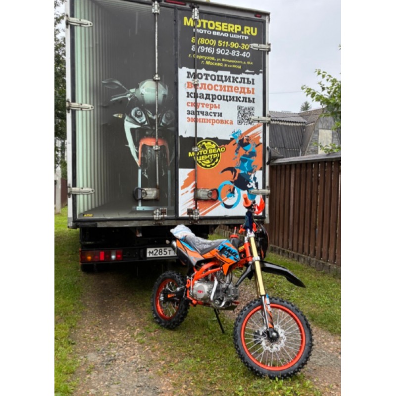 Купить  Питбайк KAYO Evolution K125EM 17/14 KRZ (механ. сцепл., эл. стартер) (шт) (SM  купить с доставкой по Москве и России, цена, технические характеристики, комплектация фото  - motoserp.ru