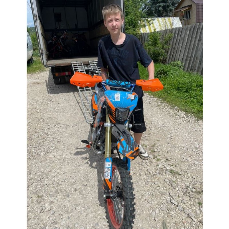 Купить  Питбайк KAYO Evolution K125EM 17/14 KRZ (механ. сцепл., эл. стартер) (шт) (SM  купить с доставкой по Москве и России, цена, технические характеристики, комплектация фото  - motoserp.ru