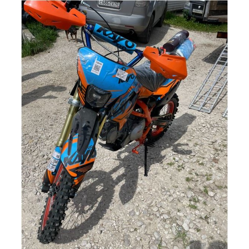 Купить  Питбайк KAYO Evolution K125EM 17/14 KRZ (механ. сцепл., эл. стартер) (шт) (SM  купить с доставкой по Москве и России, цена, технические характеристики, комплектация фото  - motoserp.ru