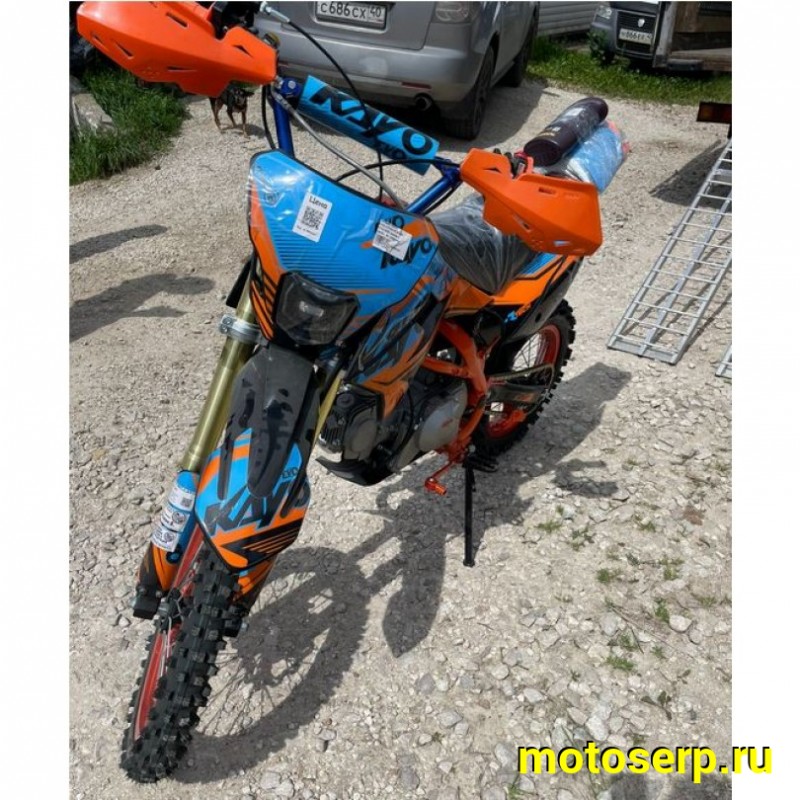 Купить  Питбайк KAYO Evolution K125EM 17/14 KRZ (механ. сцепл., эл. стартер) (шт) (SM  купить с доставкой по Москве и России, цена, технические характеристики, комплектация фото  - motoserp.ru