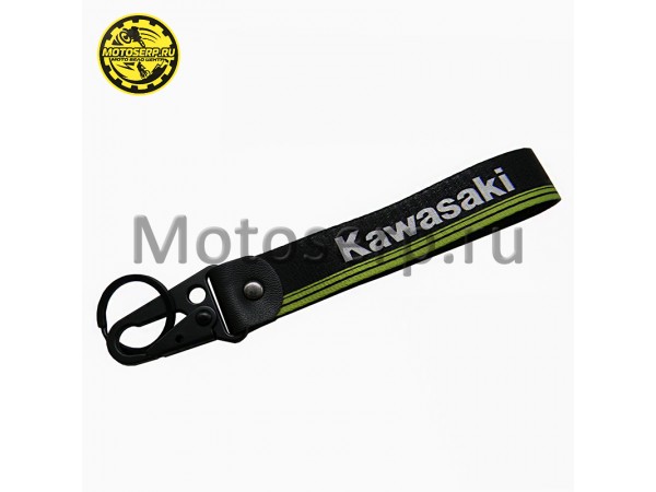 Купить  Брелок тканевый  "Kawasaki" с карабином черный (шт) (МК BTLP 007 (ANKON 027368 купить с доставкой по Москве и России, цена, технические характеристики, комплектация фото  - motoserp.ru