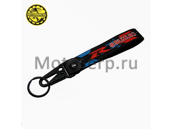 Купить  Брелок тканевый  "Suzuki" с карабином (шт) (МК BTLP 013 купить с доставкой по Москве и России, цена, технические характеристики, комплектация фото  - motoserp.ru