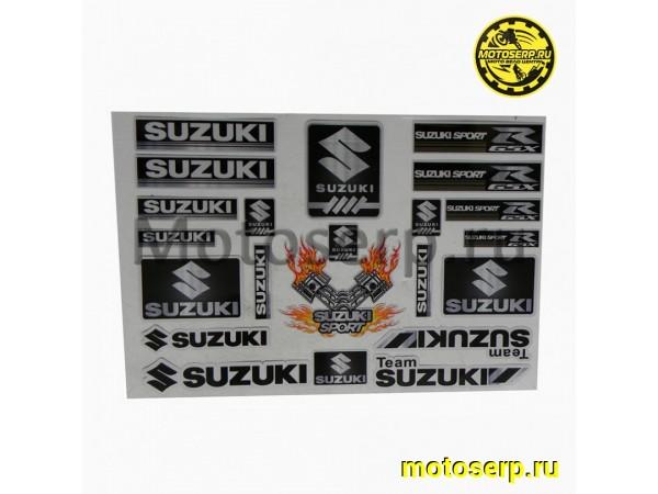 Купить  Наклейки (набор) "Suzuki 316" светоотражающие (19х28) (МК PKTZ 316 купить с доставкой по Москве и России, цена, технические характеристики, комплектация фото  - motoserp.ru