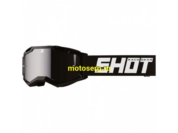 Купить  Очки мото Кросс Shot Assault 2.0 SOLID (тонированная линза) черный (шт) (SM A09-29B1-F01 купить с доставкой по Москве и России, цена, технические характеристики, комплектация фото  - motoserp.ru