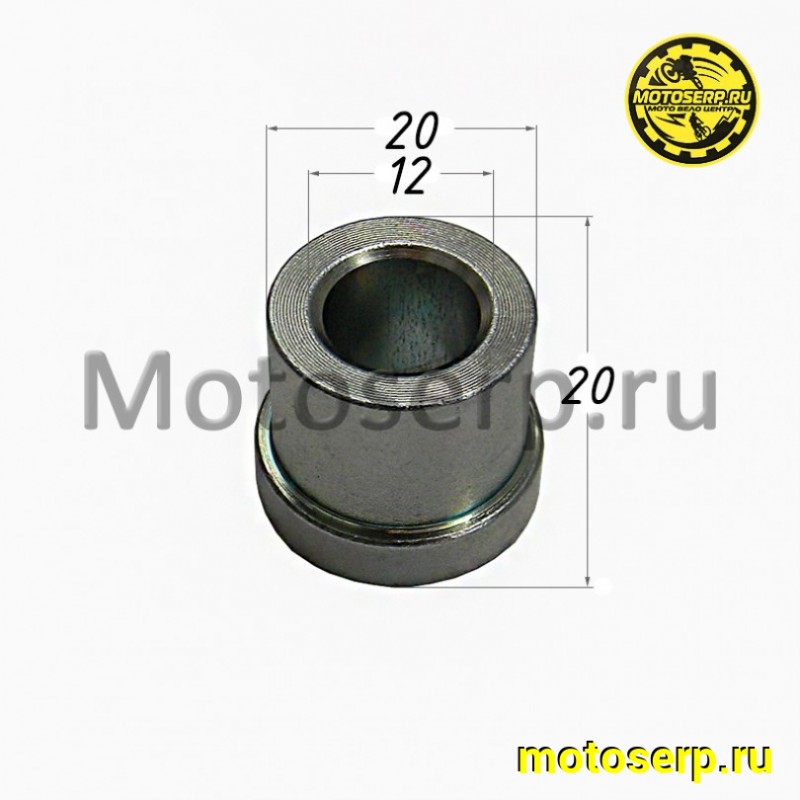 Купить  Втулка оси колеса (d-12, D-20, L-20) переднего LIFAN KPT 200 (шт) (LIFAN QJZ54912A0N04 купить с доставкой по Москве и России, цена, технические характеристики, комплектация фото  - motoserp.ru