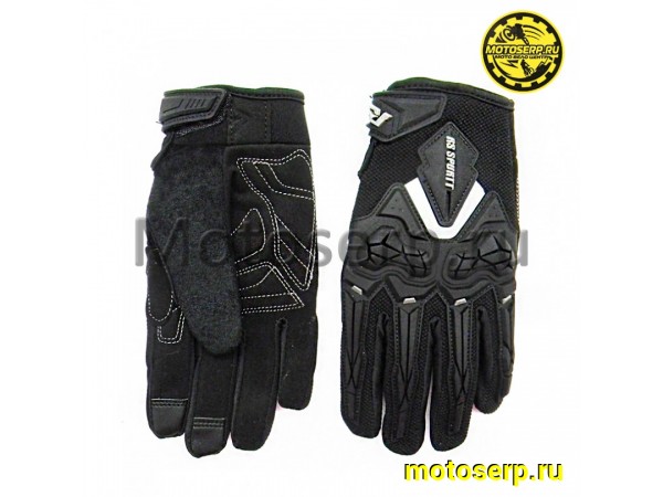 Купить  Перчатки SPURTT RS01 черный (M) (пар) (Regul 301205-1 купить с доставкой по Москве и России, цена, технические характеристики, комплектация фото  - motoserp.ru