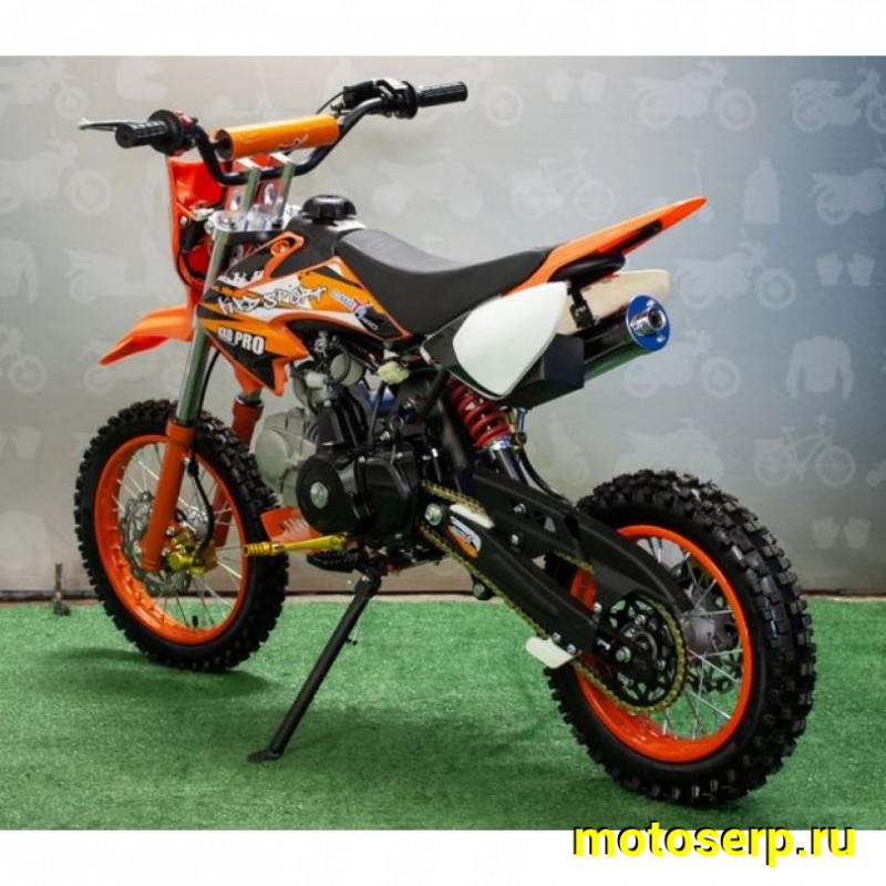 Купить  Питбайк С.МОТО KXD 607 Люкс 125 14/12", механика. (спортинв) (шт) (ФОТО купить с доставкой по Москве и России, цена, технические характеристики, комплектация фото  - motoserp.ru