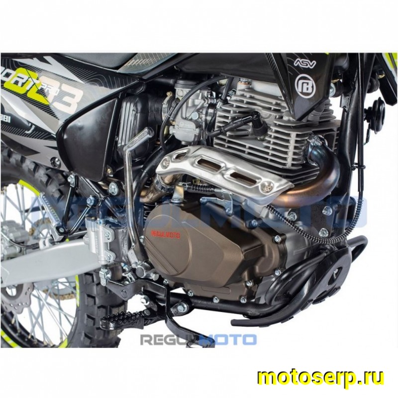Купить  Мотоцикл Кросс/Эндуро Regulmoto Sport-003 PR PRO (4 valves) 6 передач (Черный/желтый) (шт)  купить с доставкой по Москве и России, цена, технические характеристики, комплектация фото  - motoserp.ru