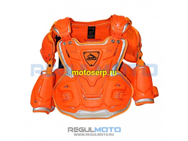 Купить  Защита тела (жилет защитный) Wolf AR08 оранжевый неон L (шт)  (0 купить с доставкой по Москве и России, цена, технические характеристики, комплектация фото  - motoserp.ru