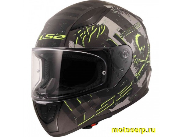 Купить  Шлем закрытый LS2 FF353 RAPID 2 PIRATES Matt Titanium (M) интеграл (шт) (LS2 купить с доставкой по Москве и России, цена, технические характеристики, комплектация фото  - motoserp.ru