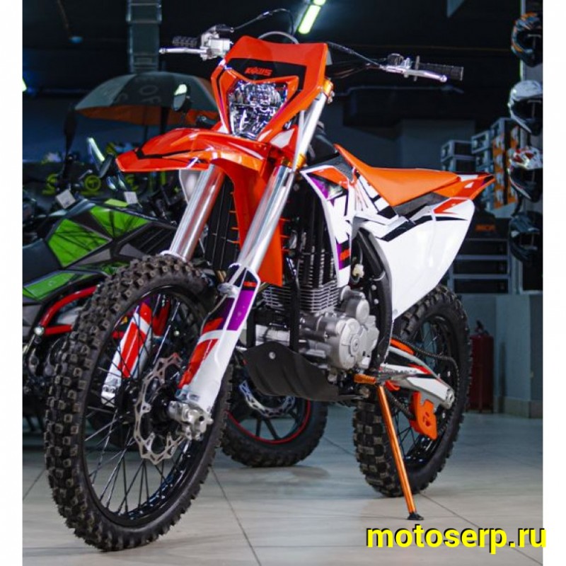 Купить  Мотоцикл Кросс/Эндуро KEWS K23 PR300 21/18 (спортинв) Рама К10, дизайн КТМ 2024г ZS175FMN PR (шт) (ФОТО купить с доставкой по Москве и России, цена, технические характеристики, комплектация фото  - motoserp.ru