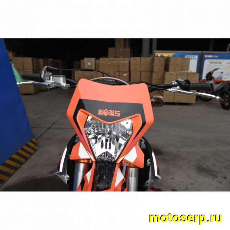Купить  Мотоцикл Кросс/Эндуро KEWS K23L PR300 21/18 (спортинв) Рама К10, дизайн КТМ 2024г ZS175FMN PR (шт) (ФОТО купить с доставкой по Москве и России, цена, технические характеристики, комплектация фото  - motoserp.ru