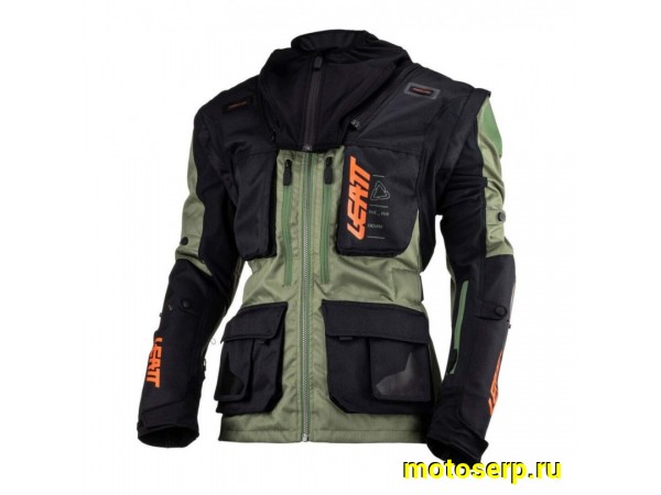 Купить  Куртка с жесткими вставками текстильная LEATT #1 черная (XXL) (NQ) (ML 20826 купить с доставкой по Москве и России, цена, технические характеристики, комплектация фото  - motoserp.ru