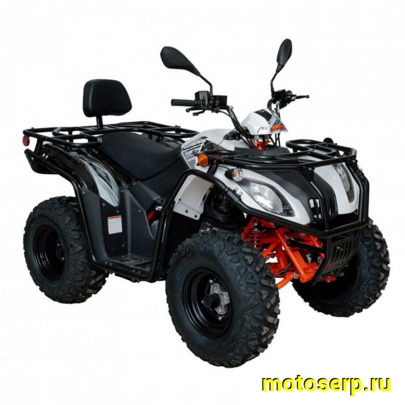 Купить  200cc Квадроцикл KAYO AU200 спинка БЕЛЫЙ, (ПТС) LX163FML Loncin 200сс, 10/10" электростарт, диск/диск, приборка (шт) (SM (ФОТО купить с доставкой по Москве и России, цена, технические характеристики, комплектация фото  - motoserp.ru