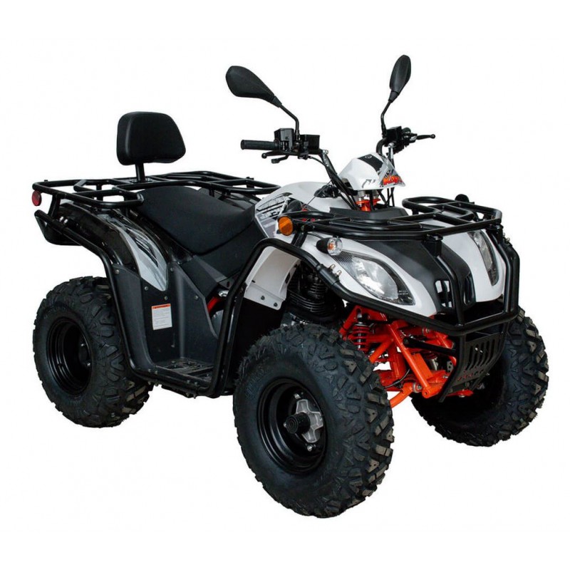 Купить  200cc Квадроцикл KAYO AU200 спинка БЕЛЫЙ, (ПТС) LX163FML Loncin 200сс, 10/10" электростарт, диск/диск, приборка (шт) (SM (ФОТО купить с доставкой по Москве и России, цена, технические характеристики, комплектация фото  - motoserp.ru