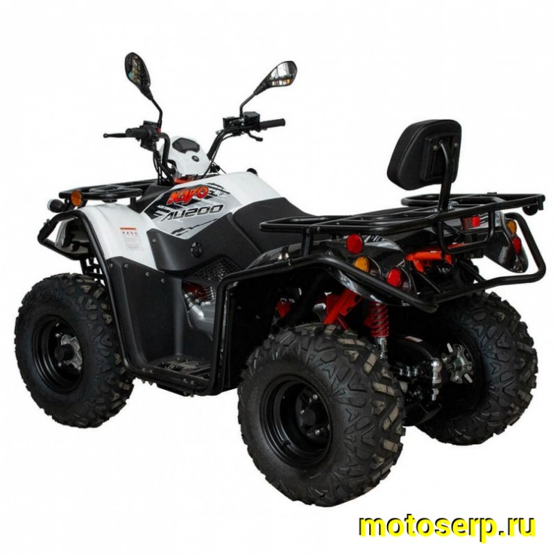 Купить  200cc Квадроцикл KAYO AU200 спинка БЕЛЫЙ, (ПТС) LX163FML Loncin 200сс, 10/10" электростарт, диск/диск, приборка (шт) (SM (ФОТО купить с доставкой по Москве и России, цена, технические характеристики, комплектация фото  - motoserp.ru