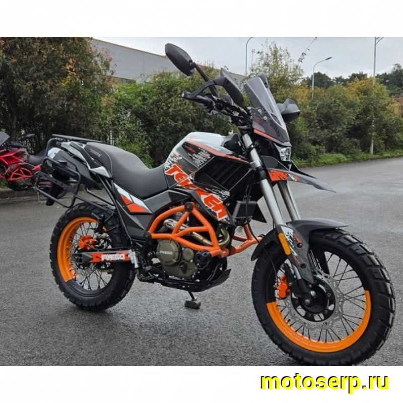 Купить  Мотоцикл внедорожный FUEGO TEKKEN 3.0 2025г. (ЭПТС), Тур-эндуро, 17/17, 4Т, 250сс,двиг. 171MM , диск/диск, спицы (шт) (ФОТО купить с доставкой по Москве и России, цена, технические характеристики, комплектация фото  - motoserp.ru