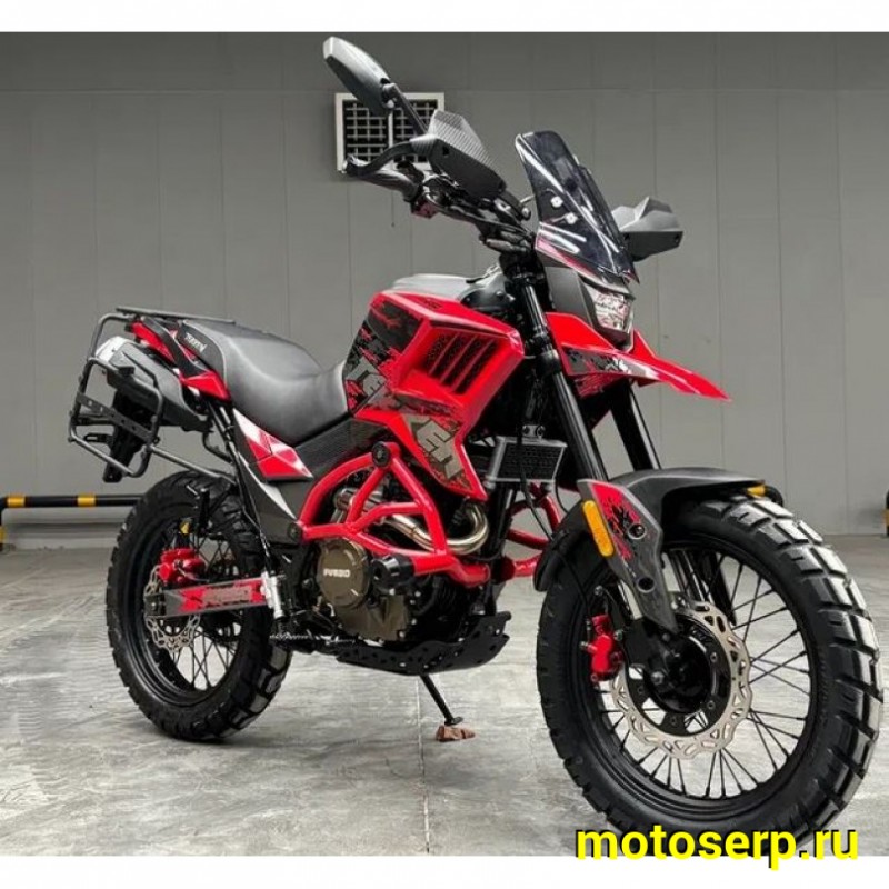 Купить  Мотоцикл внедорожный FUEGO TEKKEN 3.0 2025г. (ЭПТС), Тур-эндуро, 17/17, 4Т, 250сс,двиг. 171MM , диск/диск, спицы (шт) (ФОТО купить с доставкой по Москве и России, цена, технические характеристики, комплектация фото  - motoserp.ru