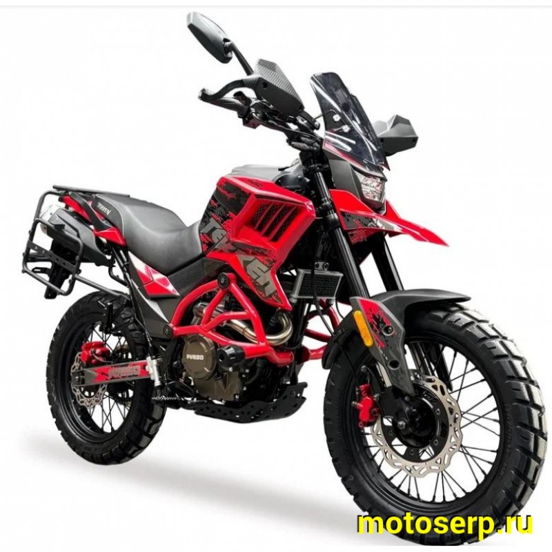 Купить  Мотоцикл внедорожный FUEGO TEKKEN 3.0 2025г. (ЭПТС), Тур-эндуро, 17/17, 4Т, 250сс,двиг. 171MM , диск/диск, спицы (шт) (ФОТО купить с доставкой по Москве и России, цена, технические характеристики, комплектация фото  - motoserp.ru