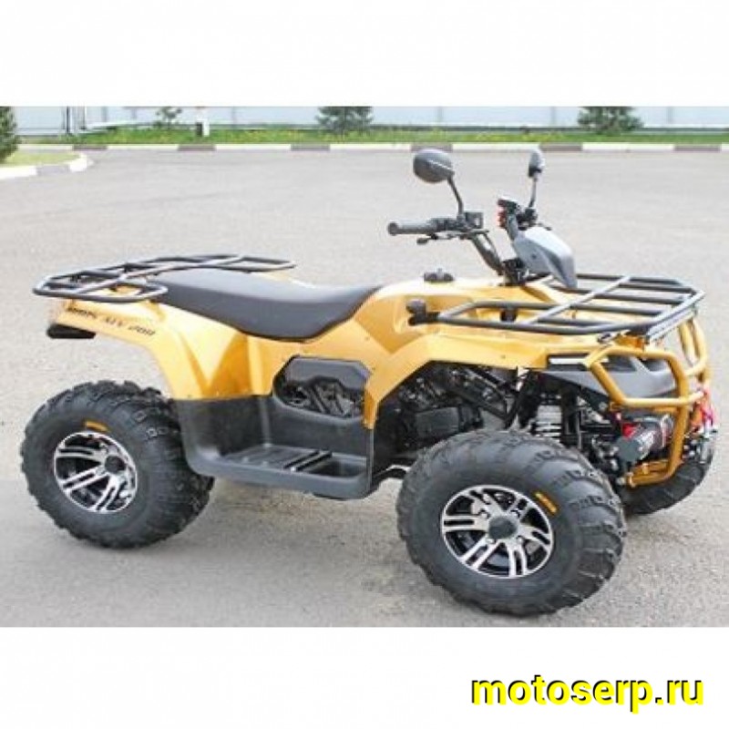 Купить  200cc Квадроцикл IRBIS ATV200 PREMIUM  (ПСМ)  180сс, утилит., возд.масл. охл., автомат + реверс, диск/диск, 10"/10" (шт) (ФОТО купить с доставкой по Москве и России, цена, технические характеристики, комплектация фото  - motoserp.ru