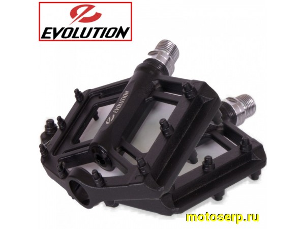 Купить  Педали М14 алюминиевые тип BMX EVOLUTION PLATFORM большая платформа, ПРОМ ПОДШИПНИК  Вело (пар) (Дан купить с доставкой по Москве и России, цена, технические характеристики, комплектация фото  - motoserp.ru