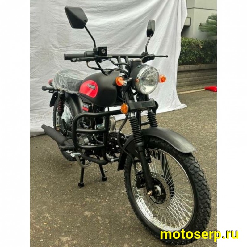 Купить  Мопед MM VEGA-50 (Вега 50) 50сс 4Т, Каферейсер, реплика ХОНДА БЕНЛИ 50, колеса 17", 72 спиц на колесе. Диск/Бараб (шт) 01100 (MM (ФОТО купить с доставкой по Москве и России, цена, технические характеристики, комплектация фото  - motoserp.ru