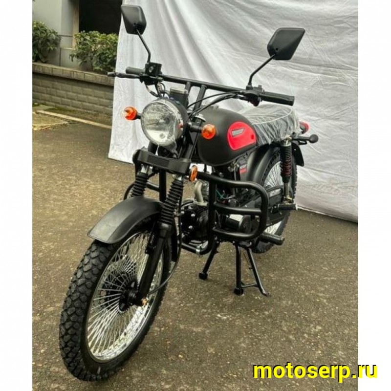 Купить  Мопед MM VEGA-50 (Вега 50) 50сс 4Т, Каферейсер, реплика ХОНДА БЕНЛИ 50, колеса 17", 72 спиц на колесе. Диск/Бараб (шт) 01100 (MM (ФОТО купить с доставкой по Москве и России, цена, технические характеристики, комплектация фото  - motoserp.ru