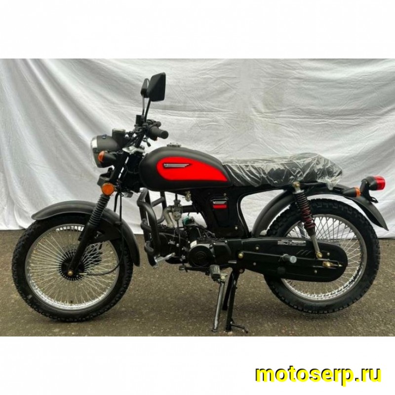 Купить  Мопед MM VEGA-50 (Вега 50) 50сс 4Т, Каферейсер, реплика ХОНДА БЕНЛИ 50, колеса 17", 72 спиц на колесе. Диск/Бараб (шт) 01100 (MM (ФОТО купить с доставкой по Москве и России, цена, технические характеристики, комплектация фото  - motoserp.ru