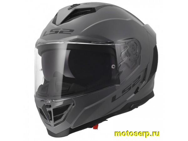 Купить  Шлем закрытый LS2 FF818 STORM 3 SOLID Nardo Grey (XXL) интеграл (шт) (LS2 купить с доставкой по Москве и России, цена, технические характеристики, комплектация фото  - motoserp.ru