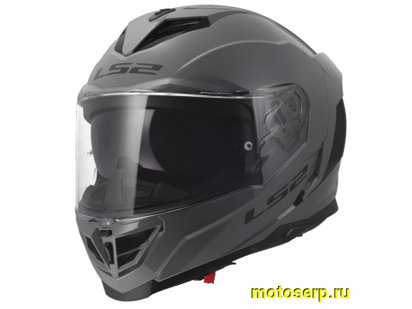 Купить  Шлем закрытый LS2 FF818 STORM 3 SOLID Nardo Grey (S) интеграл (шт) (LS2 купить с доставкой по Москве и России, цена, технические характеристики, комплектация фото  - motoserp.ru
