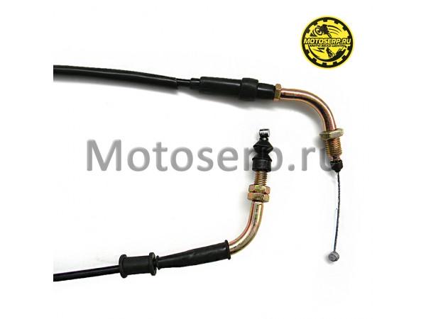 Купить  Трос газа (T-1930mm, R-1850mm) резьба; 4Т GY6-50cc (MD 00001276 купить с доставкой по Москве и России, цена, технические характеристики, комплектация фото  - motoserp.ru