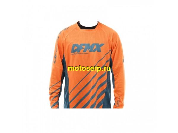 Купить  Джерси (футболка для мотокросса) DFMX CROSS ORANGE 2024 (XXL) (шт) (DFMX 700105-24-693 купить с доставкой по Москве и России, цена, технические характеристики, комплектация фото  - motoserp.ru