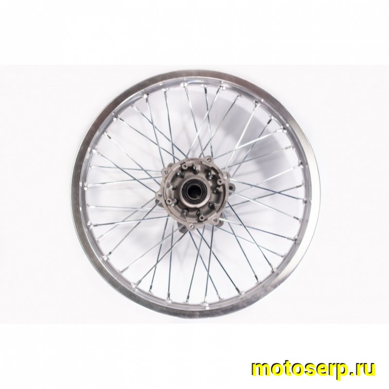 Купить  Колесо 18" заднее (диск колеса) спицованное 2,15-18" (ось 25мм) 250-6R (шт) (Велос 30.409.1050 купить с доставкой по Москве и России, цена, технические характеристики, комплектация фото  - motoserp.ru