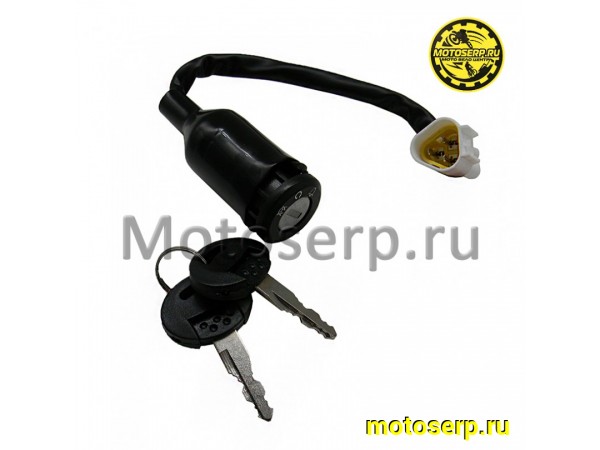 Купить  Замок зажигания BSE Z8/Z11/Z7/M2 250/M4 250/M8 450, RTC 300 21/19, RTC 300R. (3pin) (шт) (Велос 5.150.0045 (Велос 30.620.0040 купить с доставкой по Москве и России, цена, технические характеристики, комплектация фото  - motoserp.ru