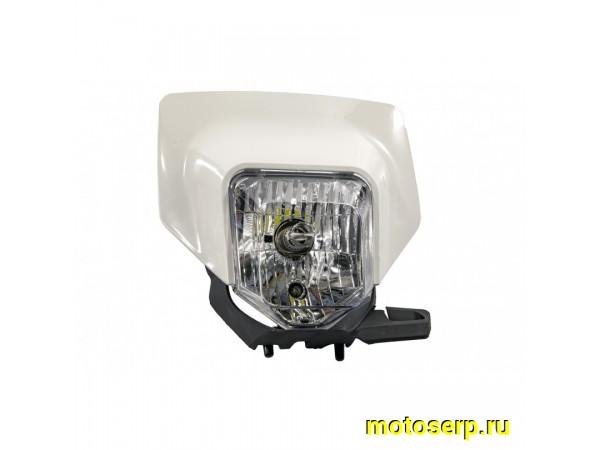 Купить  Фара передняя + Обтекатель BSE MX 125, (лампа HQ LED) белая и др. (шт) (Велос 5.120.0175 (Велос 30.616.0270 купить с доставкой по Москве и России, цена, технические характеристики, комплектация фото  - motoserp.ru