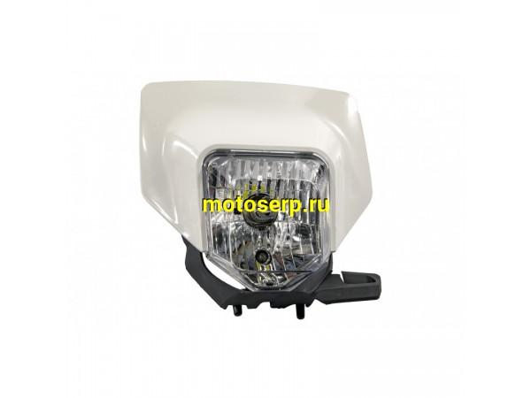 Купить  Фара передняя + Обтекатель BSE MX 125, (лампа HQ LED) белая и др. (шт) (Велос 5.120.0175 (Велос 30.616.0270 купить с доставкой по Москве и России, цена, технические характеристики, комплектация фото  - motoserp.ru