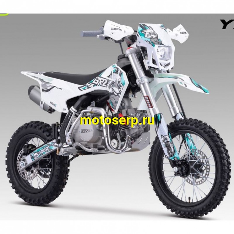 Купить  Питбайк BRZ H3 YX125 (GTO H3) 14/12" МехКПП, электростарт (спортинв) (шт) (ФОТО купить с доставкой по Москве и России, цена, технические характеристики, комплектация фото  - motoserp.ru