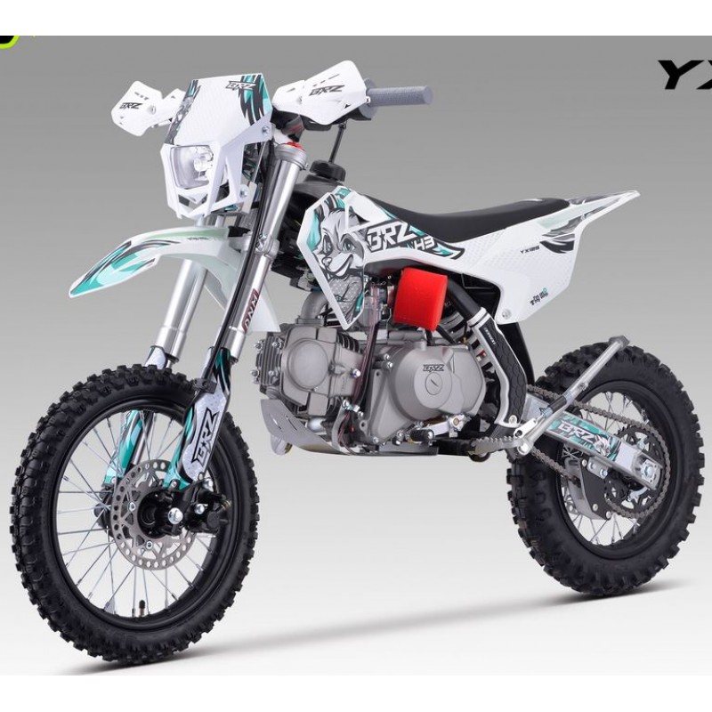 Купить  Питбайк BRZ H3 YX125 (GTO H3) 14/12" МехКПП, электростарт (спортинв) (шт) (ФОТО купить с доставкой по Москве и России, цена, технические характеристики, комплектация фото  - motoserp.ru