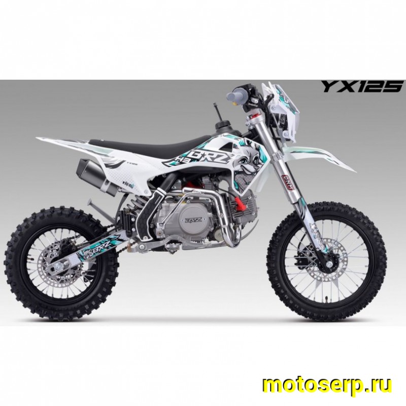 Купить  Питбайк BRZ H3 YX125 (GTO H3) 14/12" МехКПП, электростарт (спортинв) (шт) (ФОТО купить с доставкой по Москве и России, цена, технические характеристики, комплектация фото  - motoserp.ru