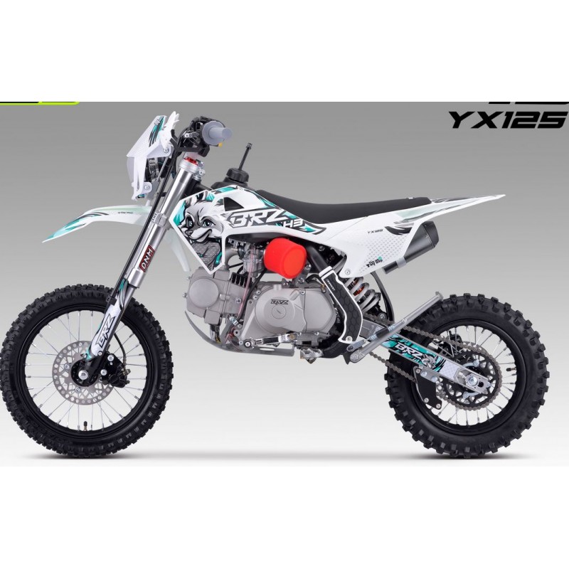 Купить  Питбайк BRZ H3 YX125 (GTO H3) 14/12" МехКПП, электростарт (спортинв) (шт) (ФОТО купить с доставкой по Москве и России, цена, технические характеристики, комплектация фото  - motoserp.ru