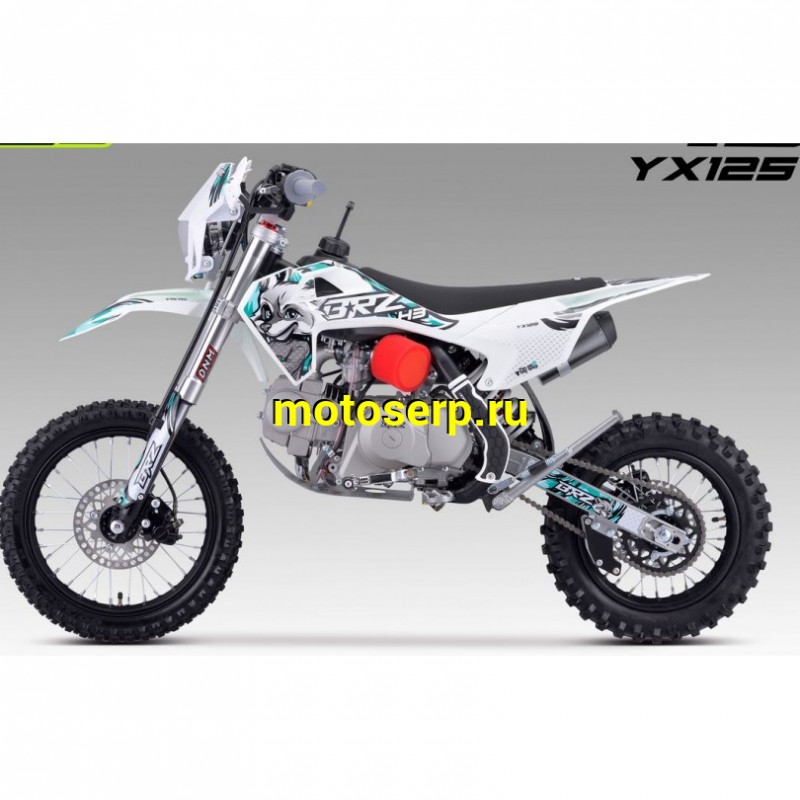 Купить  Питбайк BRZ H3 YX125 (GTO H3) 14/12" МехКПП, электростарт (спортинв) (шт) (ФОТО купить с доставкой по Москве и России, цена, технические характеристики, комплектация фото  - motoserp.ru