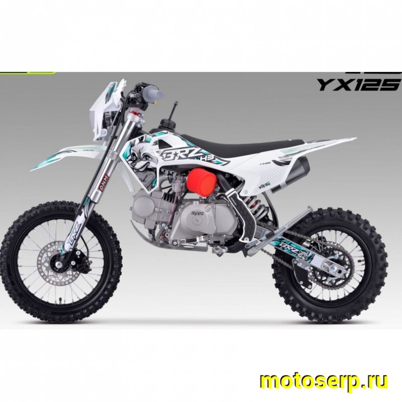 Купить  Питбайк BRZ H3 YX125 (GTO H3) 14/12" МехКПП, электростарт (спортинв) (шт) (ФОТО купить с доставкой по Москве и России, цена, технические характеристики, комплектация фото  - motoserp.ru
