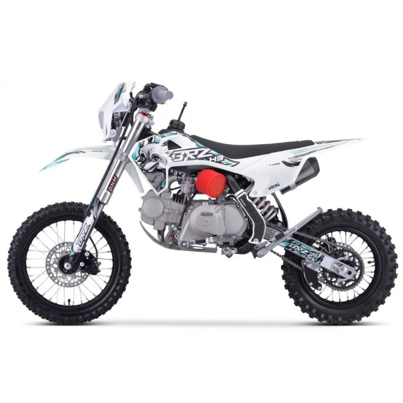 Купить  Питбайк BRZ H3 YX125 (GTO H3) 14/12" МехКПП, электростарт (спортинв) (шт) (ФОТО купить с доставкой по Москве и России, цена, технические характеристики, комплектация фото  - motoserp.ru