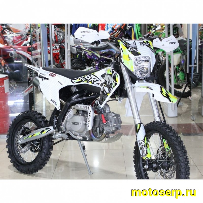 Купить  Питбайк BRZ H4 YX125 17/14 МехКПП (спортинв) (шт) купить с доставкой по Москве и России, цена, технические характеристики, комплектация фото  - motoserp.ru