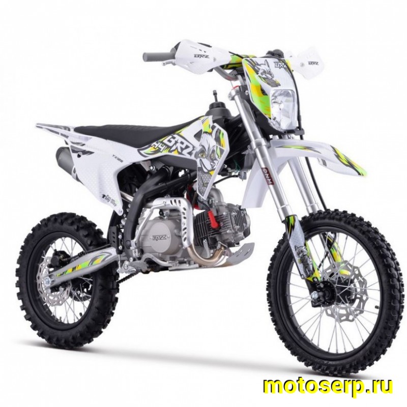 Купить  Питбайк BRZ H4 YX125 17/14 МехКПП (спортинв) (шт) купить с доставкой по Москве и России, цена, технические характеристики, комплектация фото  - motoserp.ru